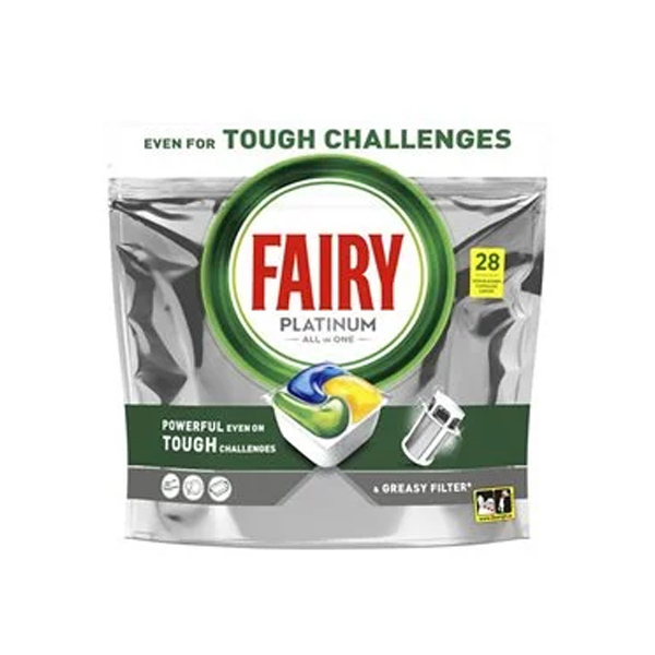 FAIRY CAPS ΠΛΥΝΤΗΡΙΟΥ ΠΙΑΤΩΝ PLATINUM 28τεμ.