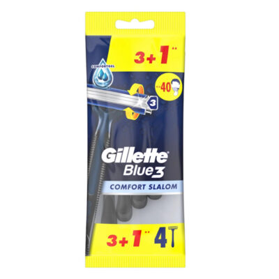 GILLETTE ΞΥΡΑΦΑΚΙΑ BLUE 3 (4τεμ.) - (SLALOM COMFORT) (3+1)