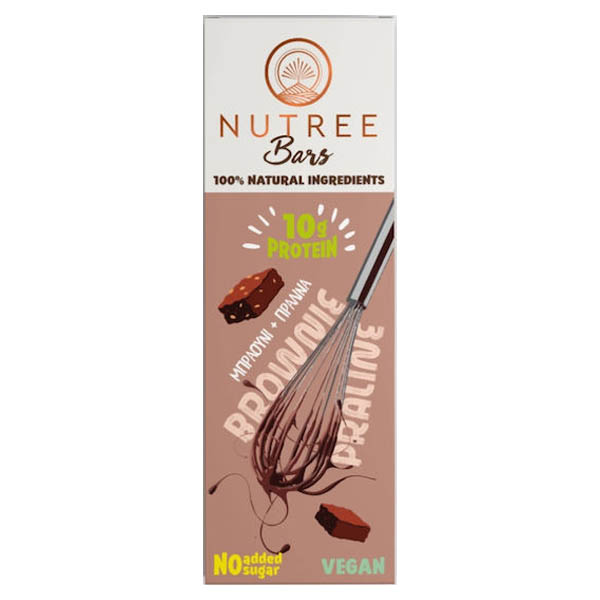 NUTREE BARS ΠΡΑΛΙΝΑ BROWNIE 50ΓΡ