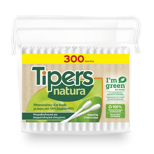 TIPERS ΩΤΟΚΑΘΑΡΙΣΤΕΣ NATURA 300τεμ.