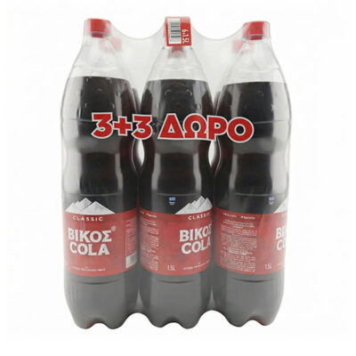 ΒΙΚΟΣ COLA (6x1,5lit) - (3+3 ΔΩΡΟ)