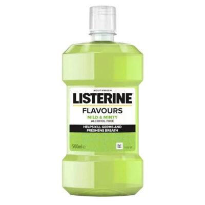 LISTERINE ΣΤΟΜΑΤΙΚΟ ΔΙΑΛΥΜΑ 500ml - (MILD ΚΑΙ MINTY)