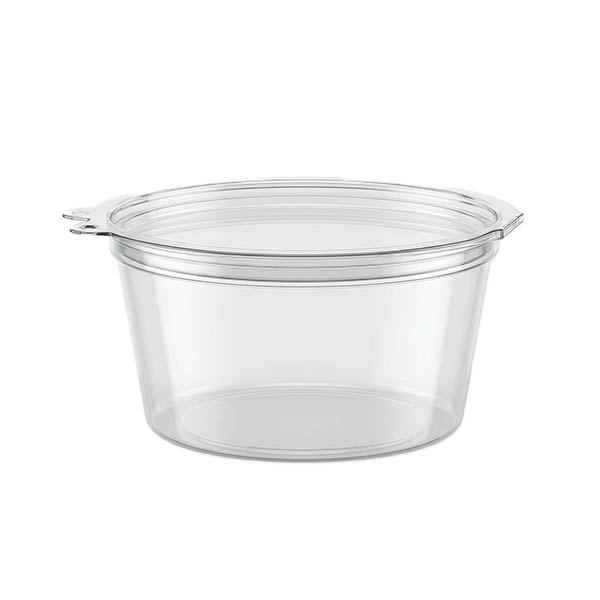 ΚΥΠΕΛΟ ΣΤΡΟΓΓΥΛΟ ΔΙΑΦΑΝΕΣ ΜΕ ΚΑΠΑΚΙ 250ml - (50τεμ.) (2-HD-250) (PREPAC)