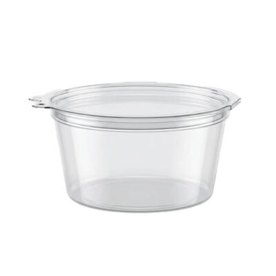 ΚΥΠΕΛΟ ΣΤΡΟΓΓΥΛΟ ΔΙΑΦΑΝΕΣ ΜΕ ΚΑΠΑΚΙ 400ml - (50τεμ.) (2-HD-400) (PREPAC)