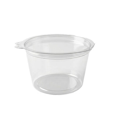 ΚΥΠΕΛΟ ΣΤΡΟΓΓΥΛΟ ΔΙΑΦΑΝΕΣ ΜΕ ΚΑΠΑΚΙ 500ml - (50τεμ.) (2-HD-500) (PREPAC)