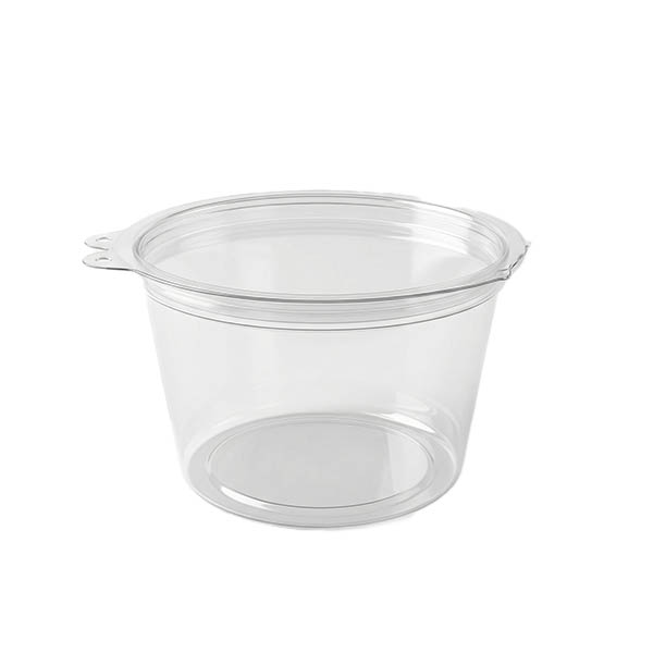 ΚΥΠΕΛΟ ΣΤΡΟΓΓΥΛΟ ΔΙΑΦΑΝΕΣ ΜΕ ΚΑΠΑΚΙ 500ml - (50τεμ.) (2-HD-500) (PREPAC)