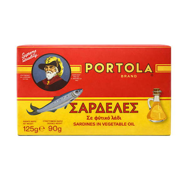 PORTOLA ΣΑΡΔΕΛΑ 125gr. - (ΣΕ ΗΛΙΕΛΑΙΟ)