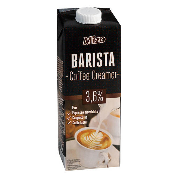 MIZO BARISTA COFEE CREAMER ΓΑΛΑ 1lit - (UHT 3.6% ΛΙΠΑΡΑ)