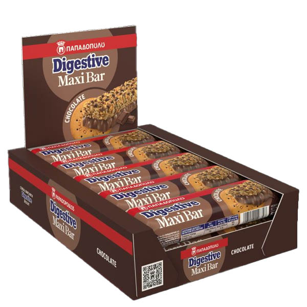 ΠΑΠΑΔΟΠΟΥΛΟΥ DIGESTIVE MAXI BARS (10x50gr.) - (ΣΟΚΟΛΑΤΑ)