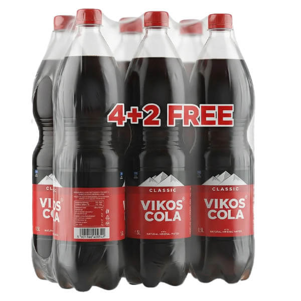 ΒΙΚΟΣ COLA (6x1,5lit) - (4+2 ΔΩΡΟ)