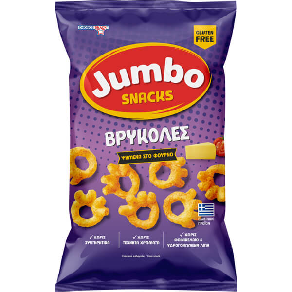 JUMBO SNACKS (ΒΡΥΚΟΛΕΣ) 35gr. - (χωρίς γλουτένη) (81325)