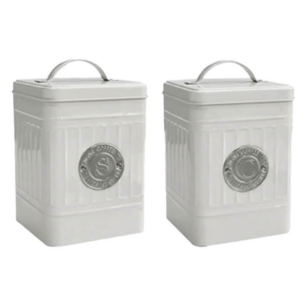 FS3181Y-357 ΜΕΤΑΛΛΙΚΟ ΤΕΤΡΑΓΩΝΟ ΚΟΥΤΙ ΓΙΑ ΚΑΦΕ/ΖΑΧΑΡΗ 10X15X2CM ΑΣΠΡΟ  24