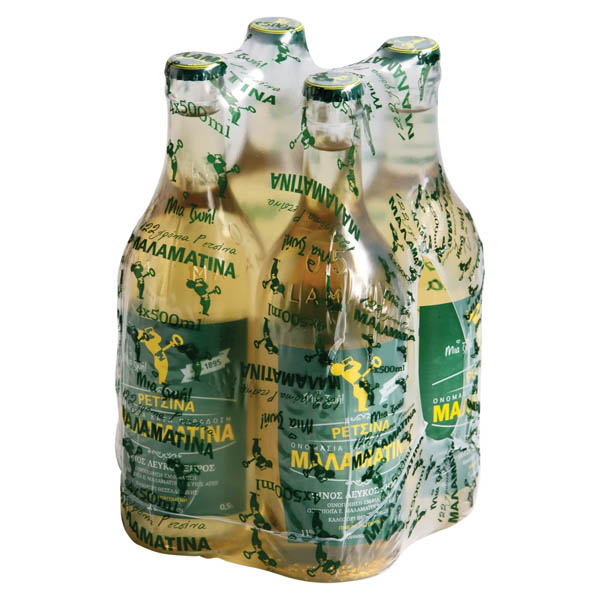 ΜΑΛΑΜΑΤΙΝΑ ΡΕΤΣΙΝΑ  4x500ml  - ΕΠΙΣΤΡΕΦΟΜΕΝΗ ΦΙΑΛΗ (ΠΕΡΙΕΧΟΜΕΝΟ)