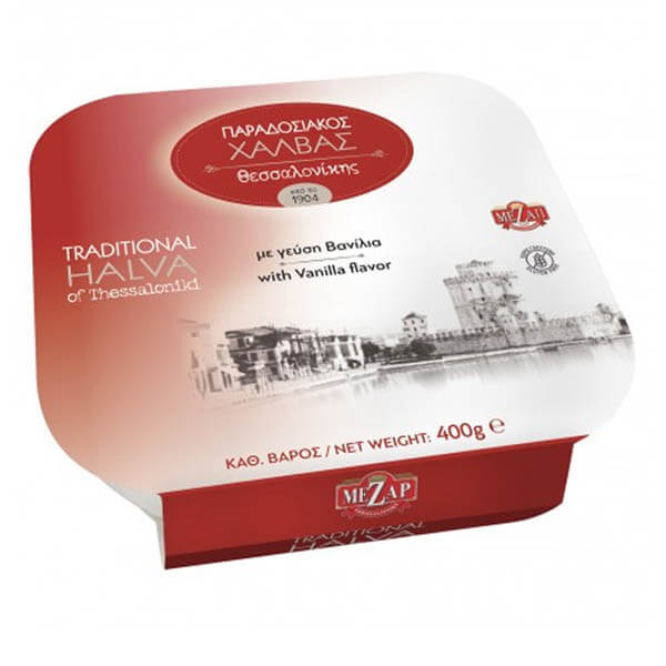 ΜΕΖΑΠ ΠΑΡΑΔΟΣΙΑΚΟΣ ΧΑΛΒΑΣ ΘΕΣ/ΝΙΚΗΣ ΒΑΝΙΛΙΑ 400gr (SLEEVE)