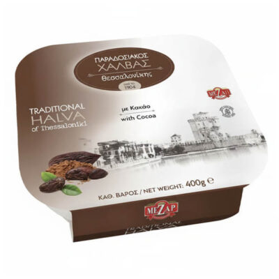 ΜΕΖΑΠ ΠΑΡΑΔΟΣΙΑΚΟΣ ΧΑΛΒΑΣ ΘΕΣ/ΝΙΚΗΣ KAKAO 400gr (SLEEVE)