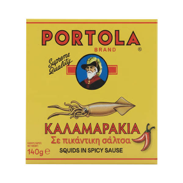 PORTOLA ΚΑΛΑΜΑΡΑΚΙΑ ΠΙΚΑΝΤΙΚΑ 140gr. - (ΣΕ ΣΑΛΤΣΑ)