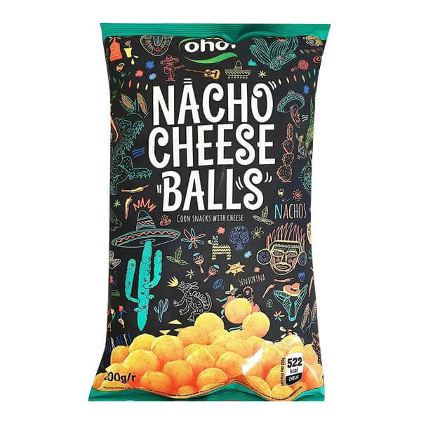 OHO! NACHO CHEESE BALLS 200gr.