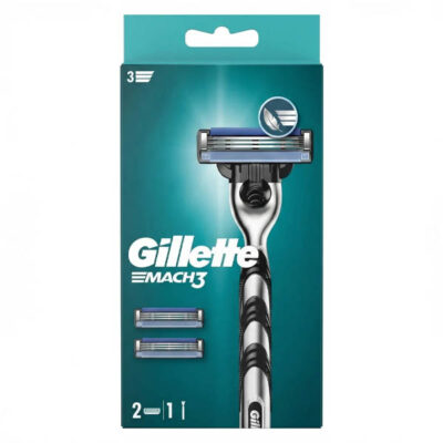 GILLETTE ΜΗΧΑΝΗ MACH 3 - (ΛΑΒΗ + 2 ΑΝΤΑΛΛΑΚΤΙΚΑ)