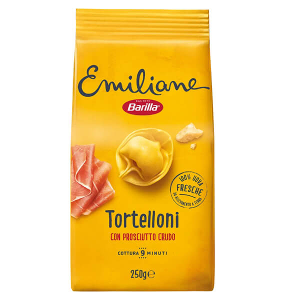 BARILLA  ΤΟΡΤΕΛΙΝΙΑ 250gr - (PROSCIUTTO)