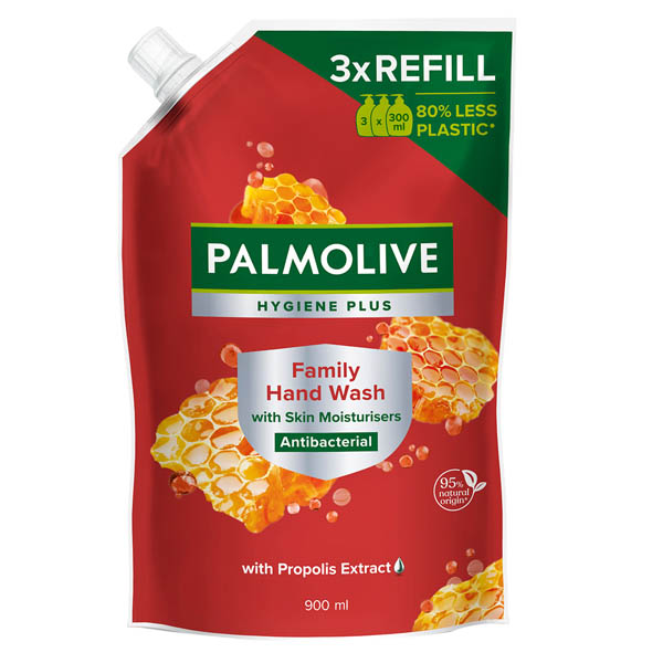 PALMOLIVE ΑΝΤΑΛΛΑΚΤΙΚΟ ΚΡΕΜΟΣΑΠΟΥΝΟ 900ml - (HYGIENE PLUS) (ΣΑΚΟΥΛΑ)