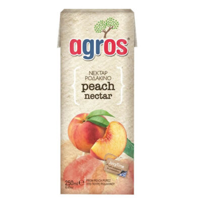 AGROS ΧΥΜΟΣ 250ml - (ΡΟΔΑΚΙΝΟ ΦΡΟΥΤΟΠΟΤΟ)