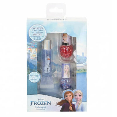 MAKE UP ΣΕΤ ΟΜΟΡΦΙΑΣ FROZEN ΒΕΡΝΙΚΙΑ ΚΑΙ ΛΙΠ ΓΚΛΟΣ