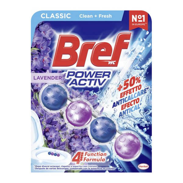 BREF POWER ACTIVE 50ml (4τεμ.) - (LAVENDER)