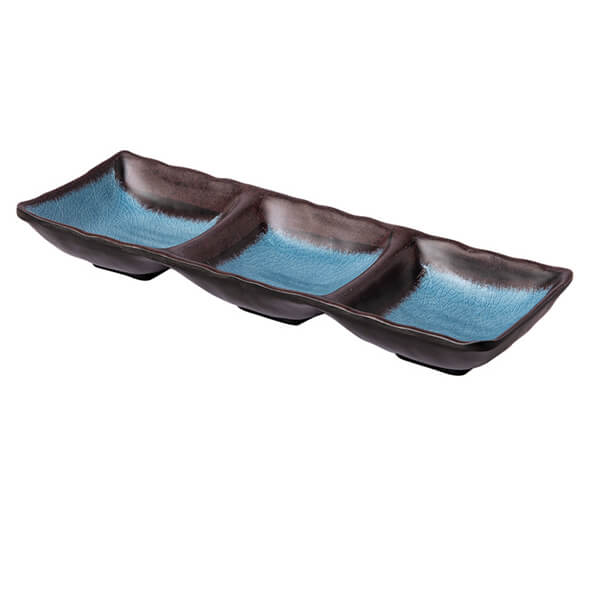 ΜΠΩΛΑΚΙ ΤΡΙΠΛΟ ΜΕΛΑΜΙΝΗΣ ΣΙΕΛ-ΚΑΦΕ RUSTIC 26X9X3.5CM