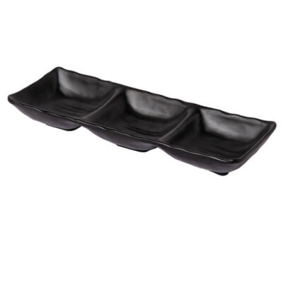 ΠΙΑΤΕΛΑ ΤΡΙΠΛΟ ΜΠΩΛΑΚΙ ΜΕΛΑΜΙΝΗΣΜΑΥΡΟ 26X9X3.5CM