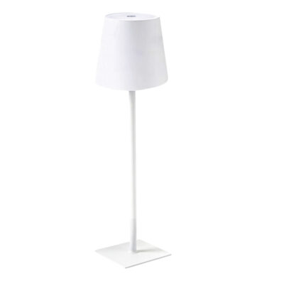 LAMP10,ΕΠΙΤΡΑΠΕΖΙΟ ΕΠΑΝ/ΝΟ ΦΩΤΙΣΤΙΚΟ 3ΠΛΟΥ ΦΩΤΙΣΜΟΥ,ΑΦΗΣ,ΡΥΘΜΙΖΟΜΕΝΗΣ ΕΝΤΑΣΗΣ,Φ11Χ35CM,WHITE MATTE