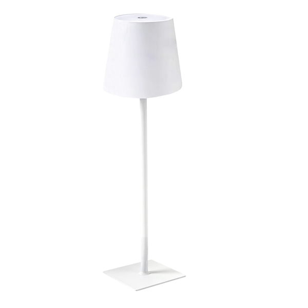 LAMP10,ΕΠΙΤΡΑΠΕΖΙΟ ΕΠΑΝ/ΝΟ ΦΩΤΙΣΤΙΚΟ 3ΠΛΟΥ ΦΩΤΙΣΜΟΥ,ΑΦΗΣ,ΡΥΘΜΙΖΟΜΕΝΗΣ ΕΝΤΑΣΗΣ,Φ11Χ35CM,WHITE MATTE