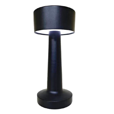 LAMP01,ΕΠΙΤΡΑΠΕΖΙΟ ΕΠΑΝ/ΝΟ ΦΩΤΙΣΤΙΚΟ 3ΠΛΟΥ ΦΩΤΙΣΜΟΥ,ΑΦΗΣ,ΡΥΘΜΙΖΟΜΕΝΗΣ ΕΝΤΑΣΗΣ,Φ9Χ21CM,BLACK MATTE