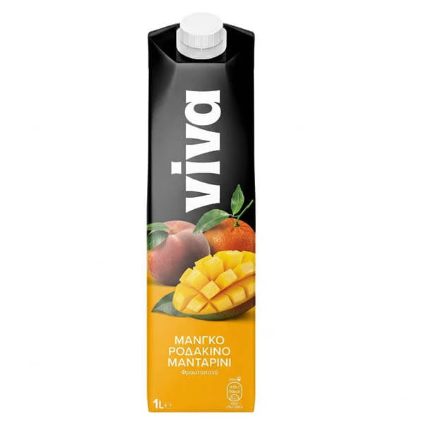 VIVA 1lit - (ΜΑΝΓΚΟ - ΡΟΔΑΚΙΝΟ - ΜΑΝΤΑΡΙΝΙ ΦΡΟΥΤΟΠΟΤΟ)