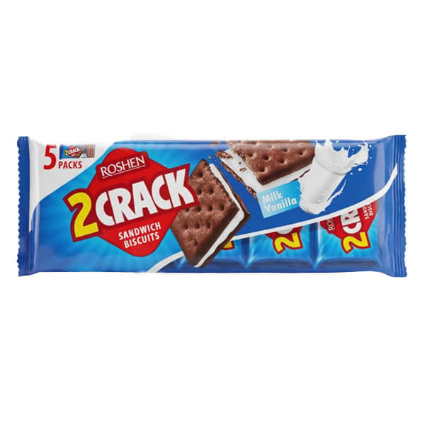 ROSHEN 2 CRACK ΜΠΙΣΚΟΤΑ 190gr - (ΓΑΛΑ - ΒΑΝΙΛΙΑ)