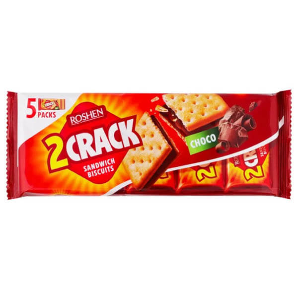 ROSHEN 2 CRACK ΜΠΙΣΚΟΤΑ 190gr - (ΣΟΚΟΛΑΤΑ)