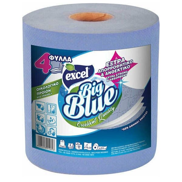 EXCEL ΧΑΡΤΙ ΚΟΥΖΙΝΑΣ 4Φ 700gr.  - (BIG BLUE)