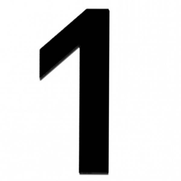 ΑΡΙΘΜΟΣ ΔΙΕΥΘΥΝΣΗΣ ΜΑΥΡΟ "1" 5Χ8cm