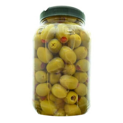 ΛΑΔΑΣ ΕΛΙΕΣ ΠΡΑΣΙΝΕΣ ΓΕΜΙΣΤΕΣ 1kg - (COLOSSAL) (ΠΙΠΕΡΙΑ)