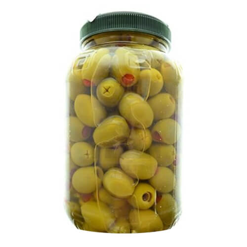 ΛΑΔΑΣ ΕΛΙΕΣ ΠΡΑΣΙΝΕΣ ΓΕΜΙΣΤΕΣ 1kg - (COLOSSAL) (ΠΙΠΕΡΙΑ)