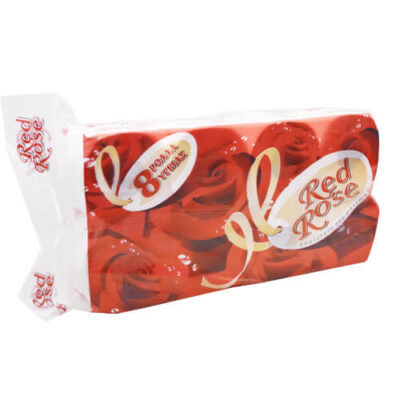 RED ROSE ΧΑΡΤΙ ΥΓΕΙΑΣ 145gr. - (8 ΡΟΛΑ)