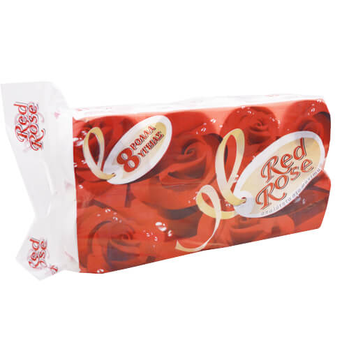 RED ROSE ΧΑΡΤΙ ΥΓΕΙΑΣ 145gr. - (8 ΡΟΛΑ)