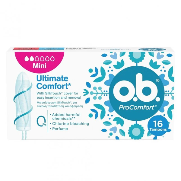 O.B. TAMPONS PROCOMFORT 16τεμ. - (MINI)