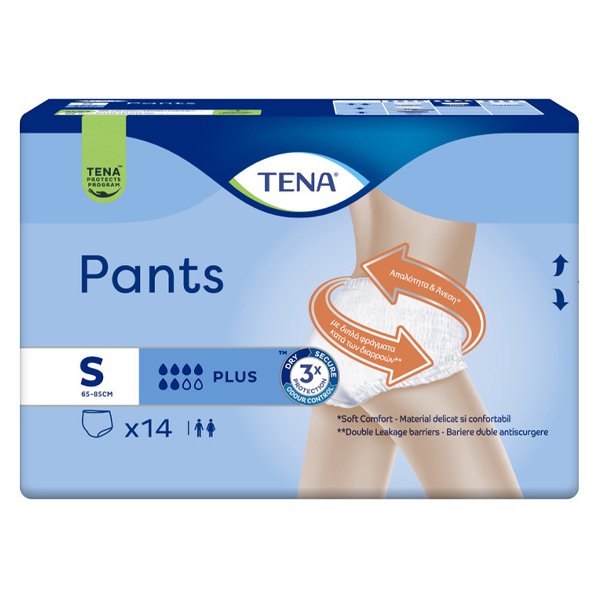 TENA PANTS ΑΚΡΑΤΕΙΑΣ SMALL 14τεμ.