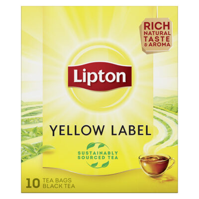 LIPTON ΜΑΥΡΟ ΤΣΑΙ ΦΑΚΕΛΑΚΙ  (10x1,5gr) - (YELLOW LABEL)