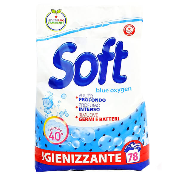 SOFT ΣΚΟΝΗ ΠΛΥΝΤΗΡΙΟΥ  78μεζ. (3,9kg) - (BLUE OXYGEN)
