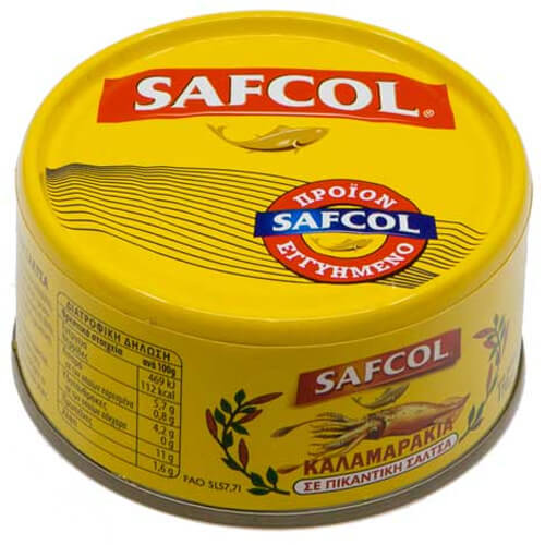 SAFCOL ΚΑΛΑΜΑΡΑΚΙΑ ΠΙΚΑΝΤΙΚΑ 170gr. - (ΣΕ ΣΑΛΤΣΑ)