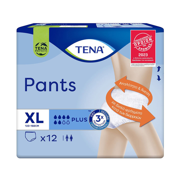 TENA PANTS ΑΚΡΑΤΕΙΑΣ EXTRA LARGE 12τεμ.