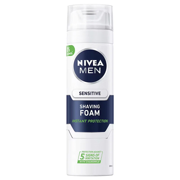 NIVEA ΑΦΡΟΣ ΞΥΡΙΣΜΑΤΟΣ 200ml - (SENSITIVE)