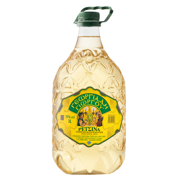 ΓΕΩΡΓΙΑΔΗ ΓΕΩΡΓΙΟΥ 3lit. vol 11% - (ΡΕΤΣΙΝΑ)