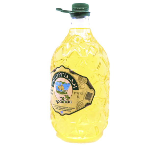 ΓΕΩΡΓΙΑΔΗ ΓΕΩΡΓΙΟΥ ΟΙΝΟΣ 3lit. vol 11% - (ΛΕΥΚΟΣ ΞΗΡΟΣ)